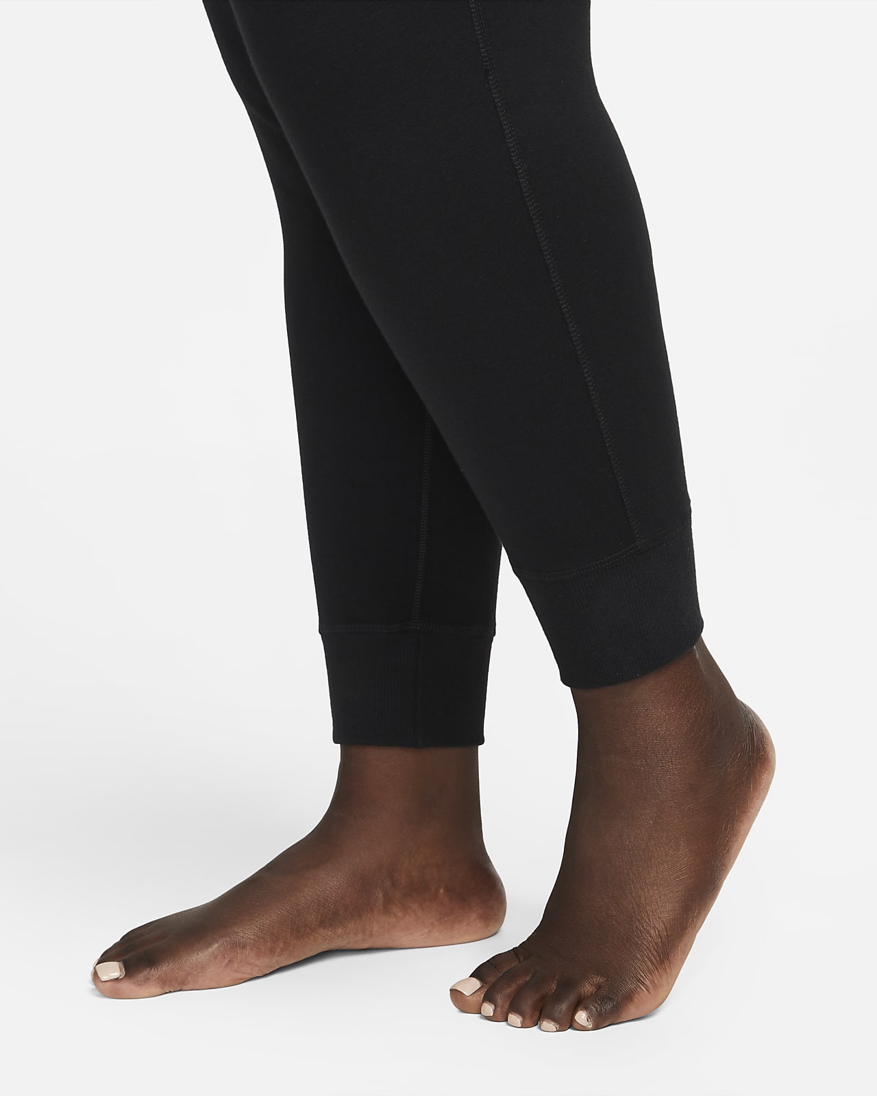 Pantalones de tejido fleece 7/8 para mujer Nike Yoga (talla grande). Nike .com