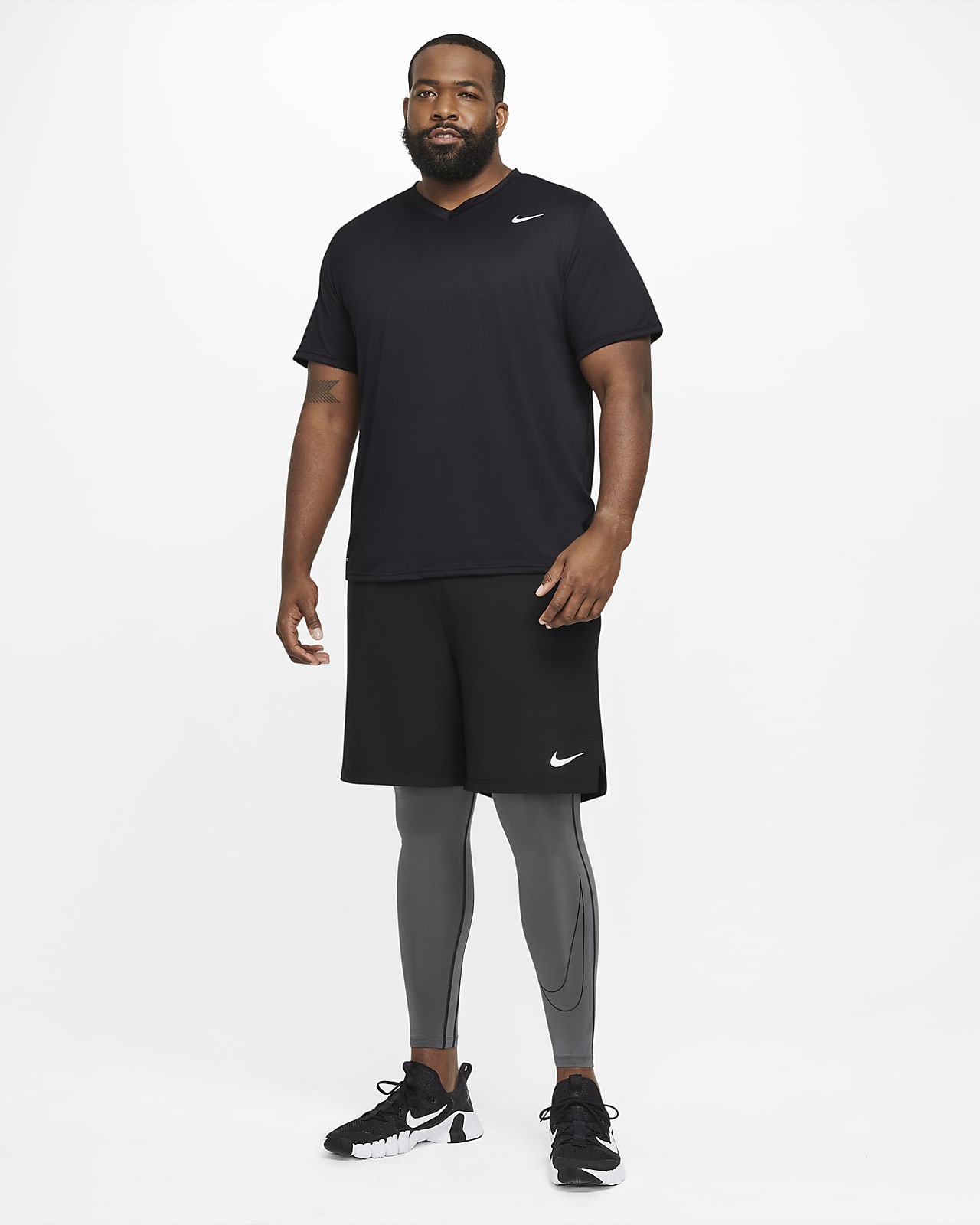Nike Legging de compression Pro 3/4 Basketball Tights blanc pour homme -  Nike - tightR