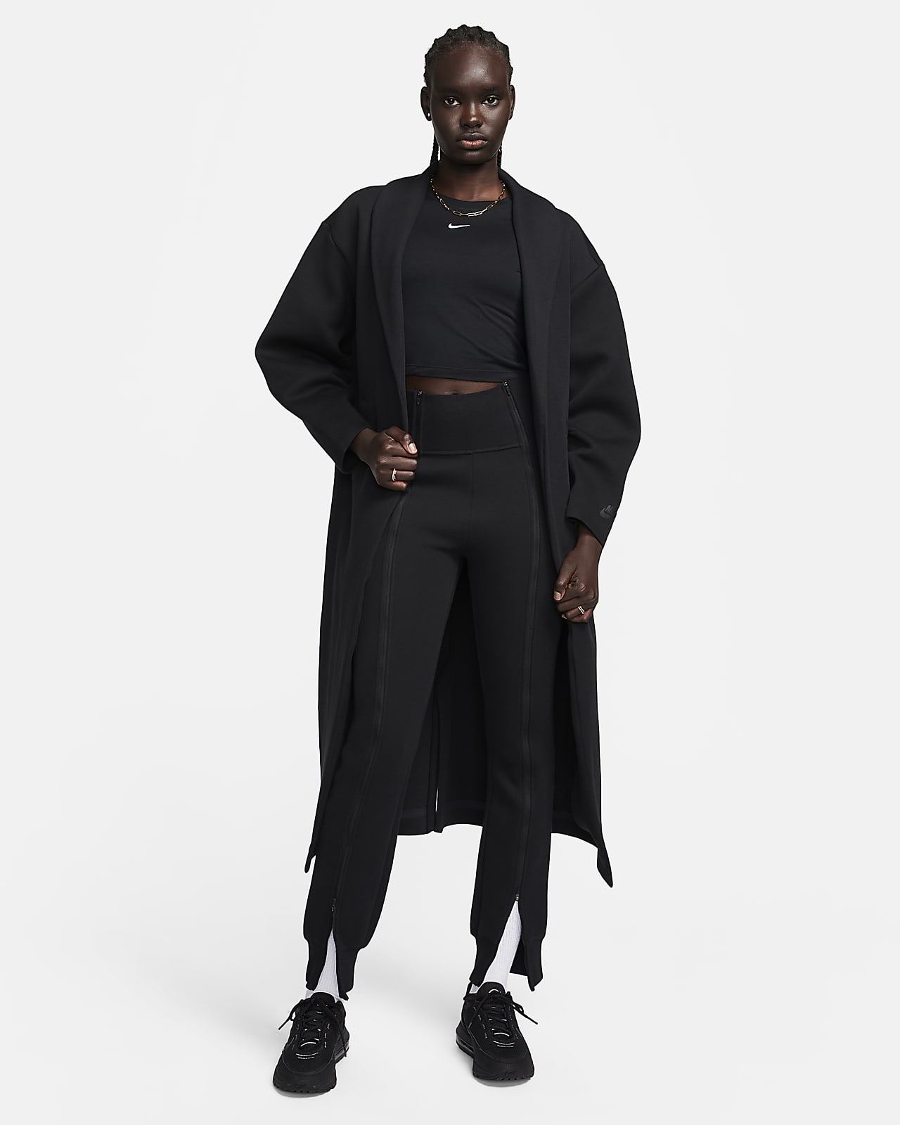 Duster Fleece Sportswear Women\'s Oversized Tech Jacket. Nike