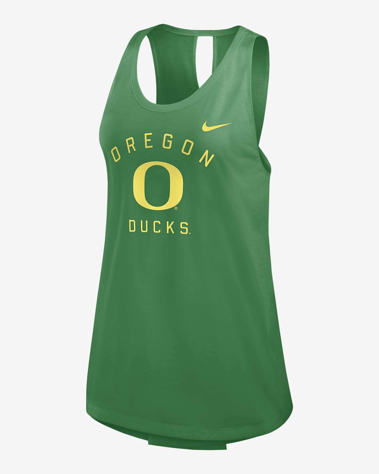 Camiseta de tirantes universitaria Nike para mujer Oregon Ducks Primetime