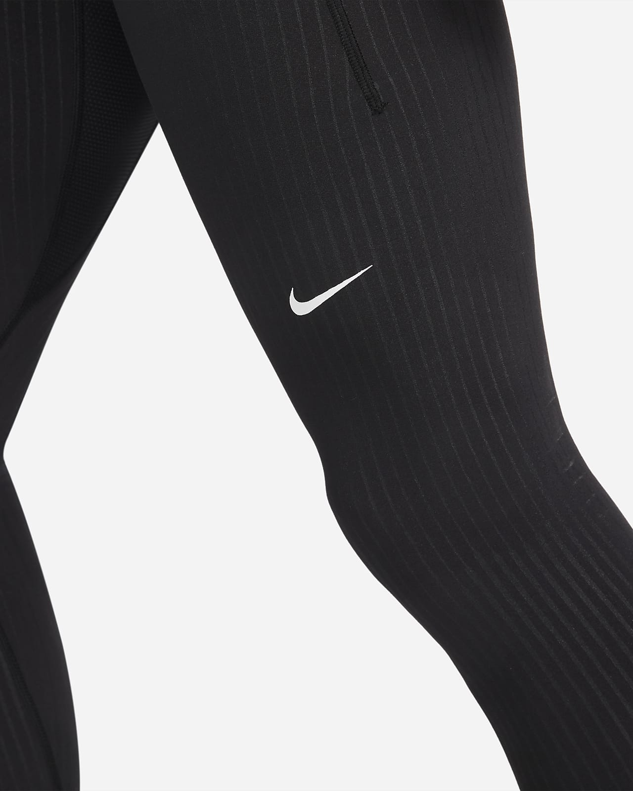 Nike Training - Pro Logo-Print Mélange Dri-FIT Tights - Gray Nike
