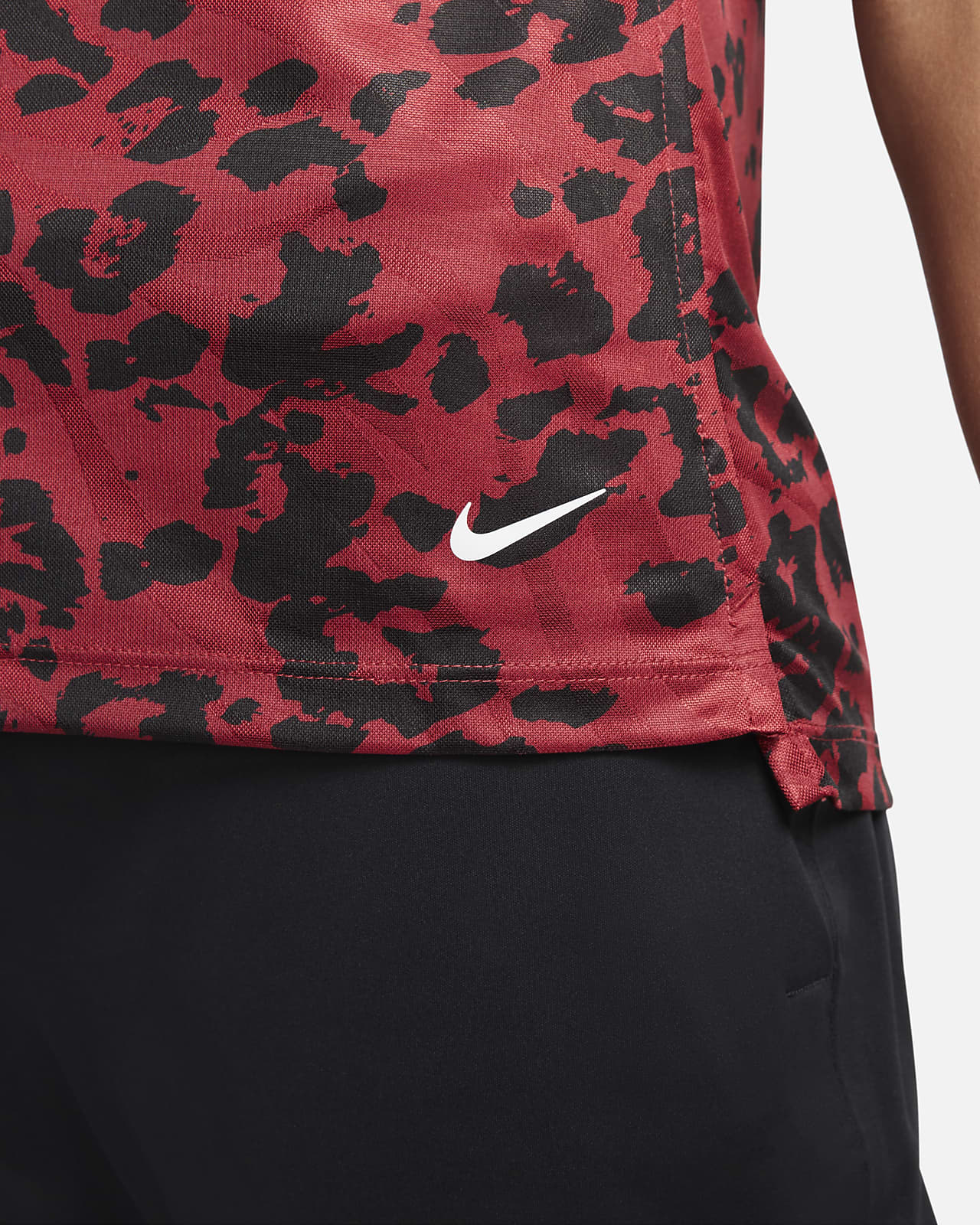 nike printed golf polo
