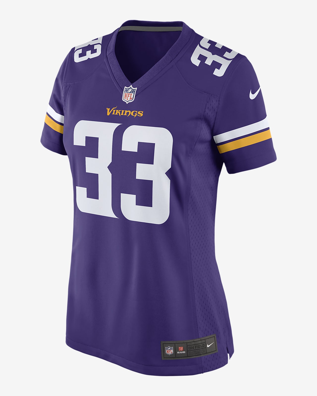 Aaron Jones Minnesota Vikings Women's Nike NFL Game Football Jersey