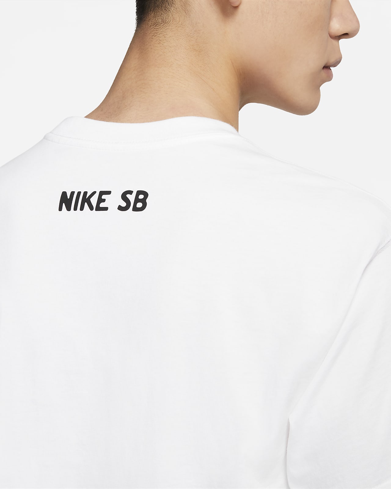white nike sb t shirt