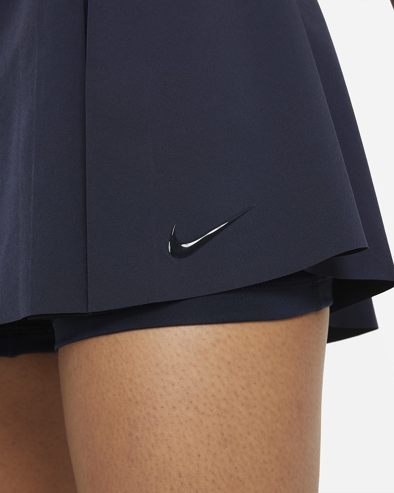 navy blue nike skirt