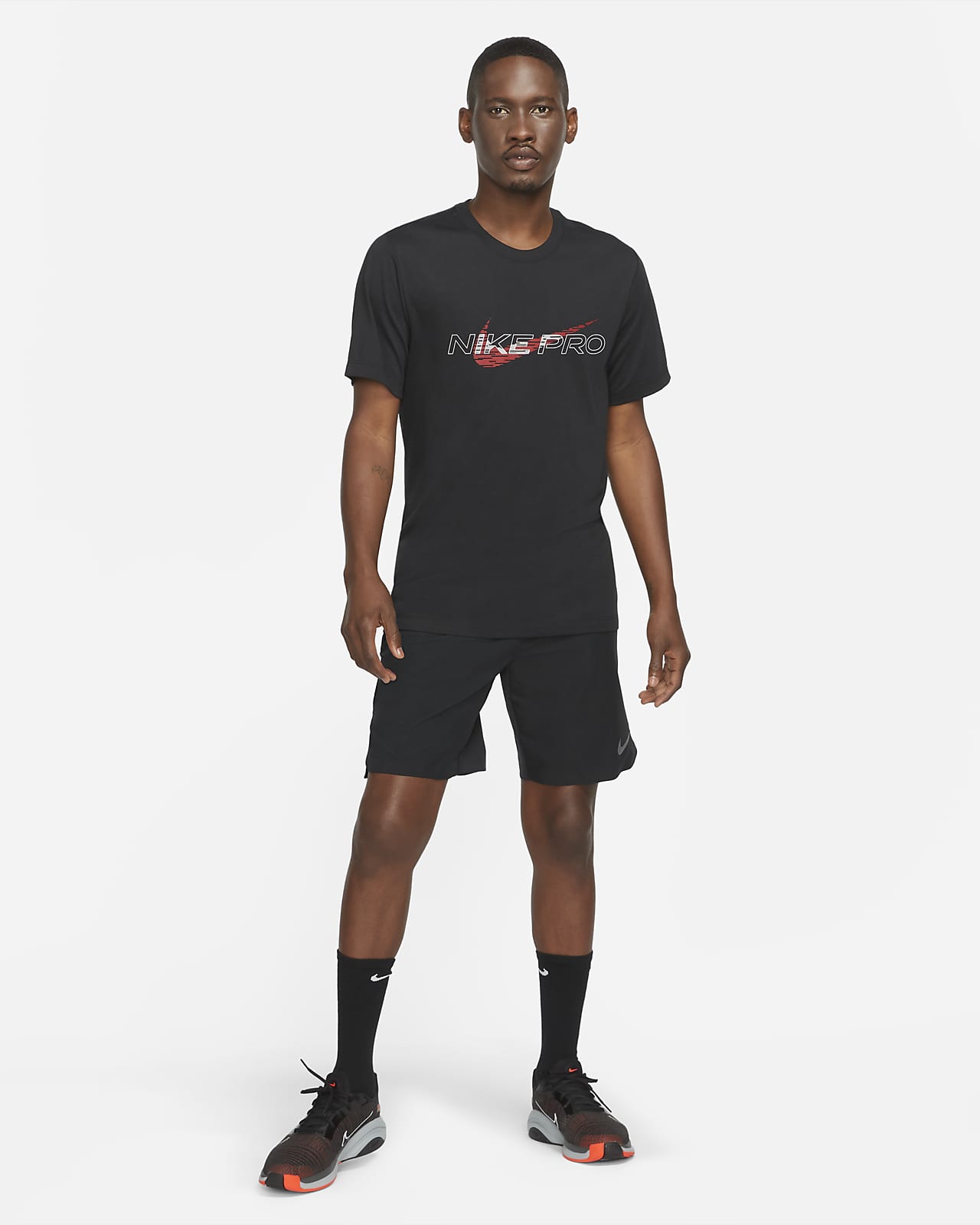 Nike Pro Dri-FIT Men's Graphic T-Shirt. Nike LU
