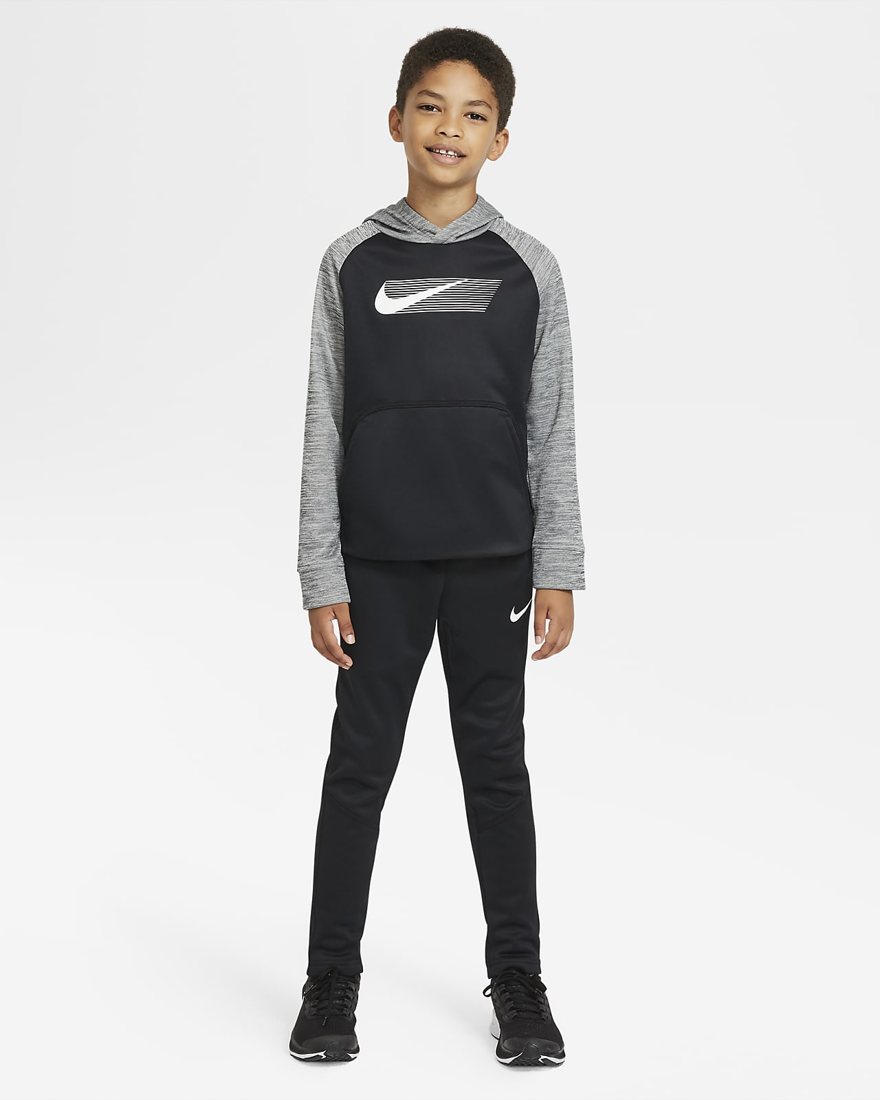 nike boys therma training hoodie