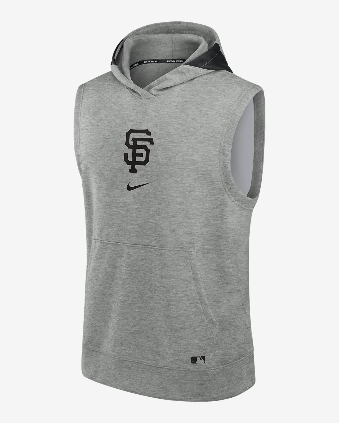 San Francisco Giants Authentic Collection Early Work Men’s Nike Dri-FIT MLB Sleeveless Pullover Hoodie
