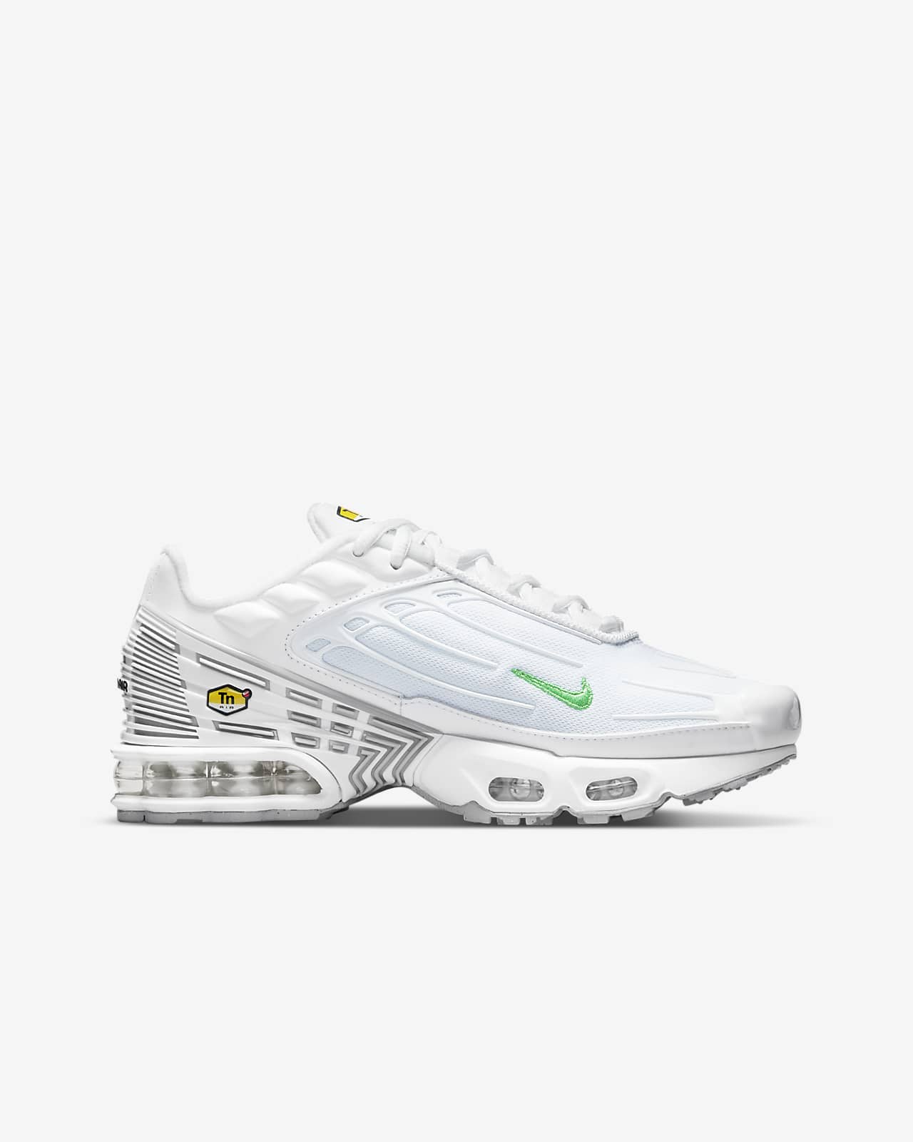 white air max size 3