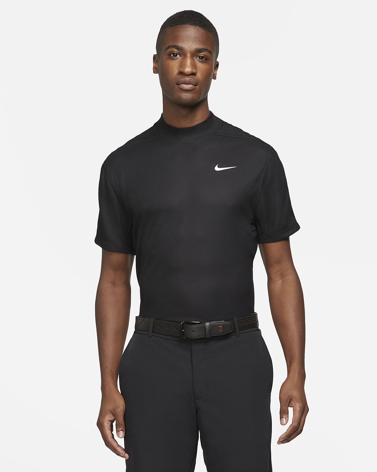 Dri-FIT Tiger Woods Men's Short-Sleeve Mock-Neck Golf Top. Nike JP