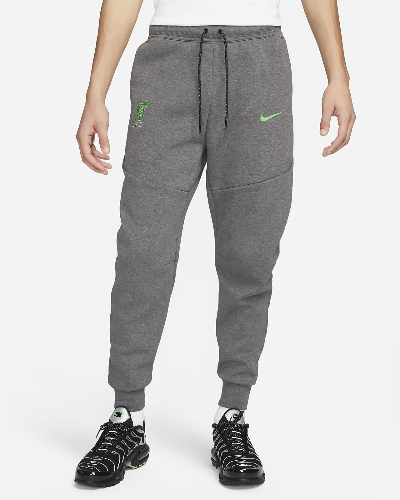 Nike Tech Fleece winter joggers in khaki green