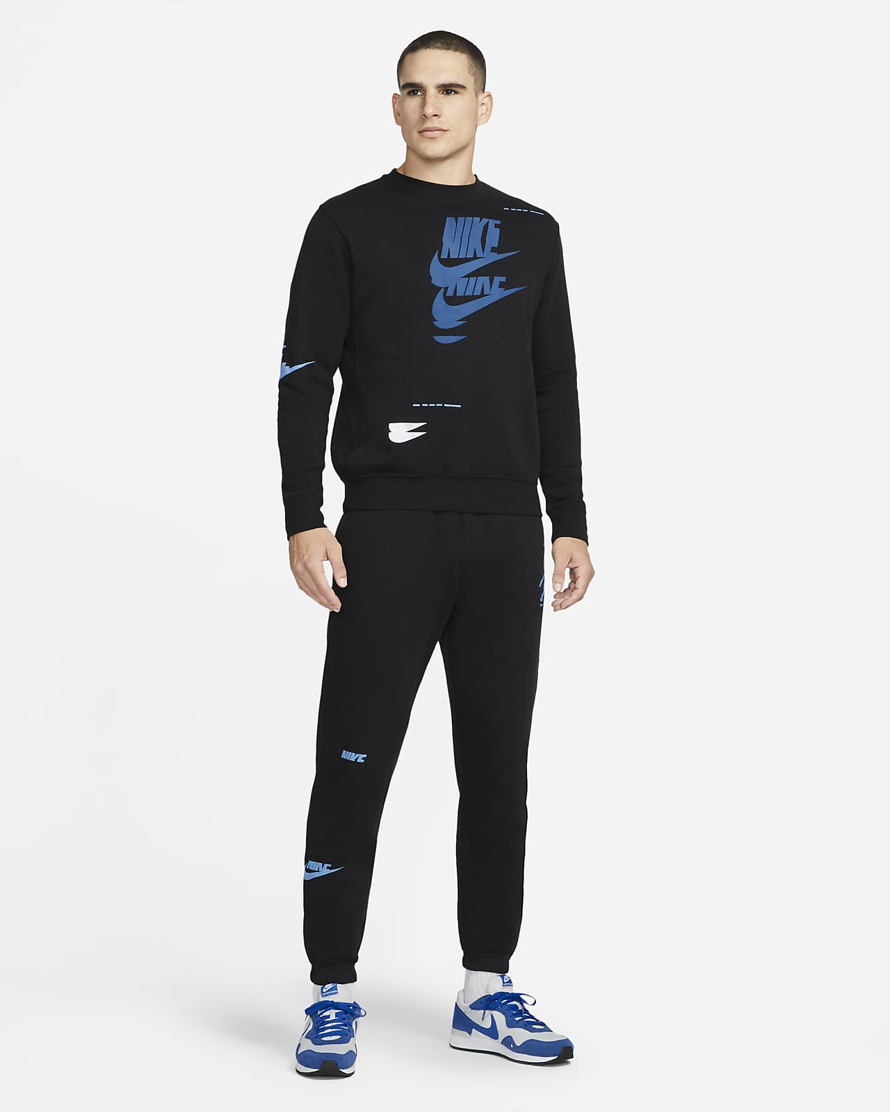Nike Sportswear Sport Essentials+ Fleecetop met ronde hals voor heren. Nike  NL