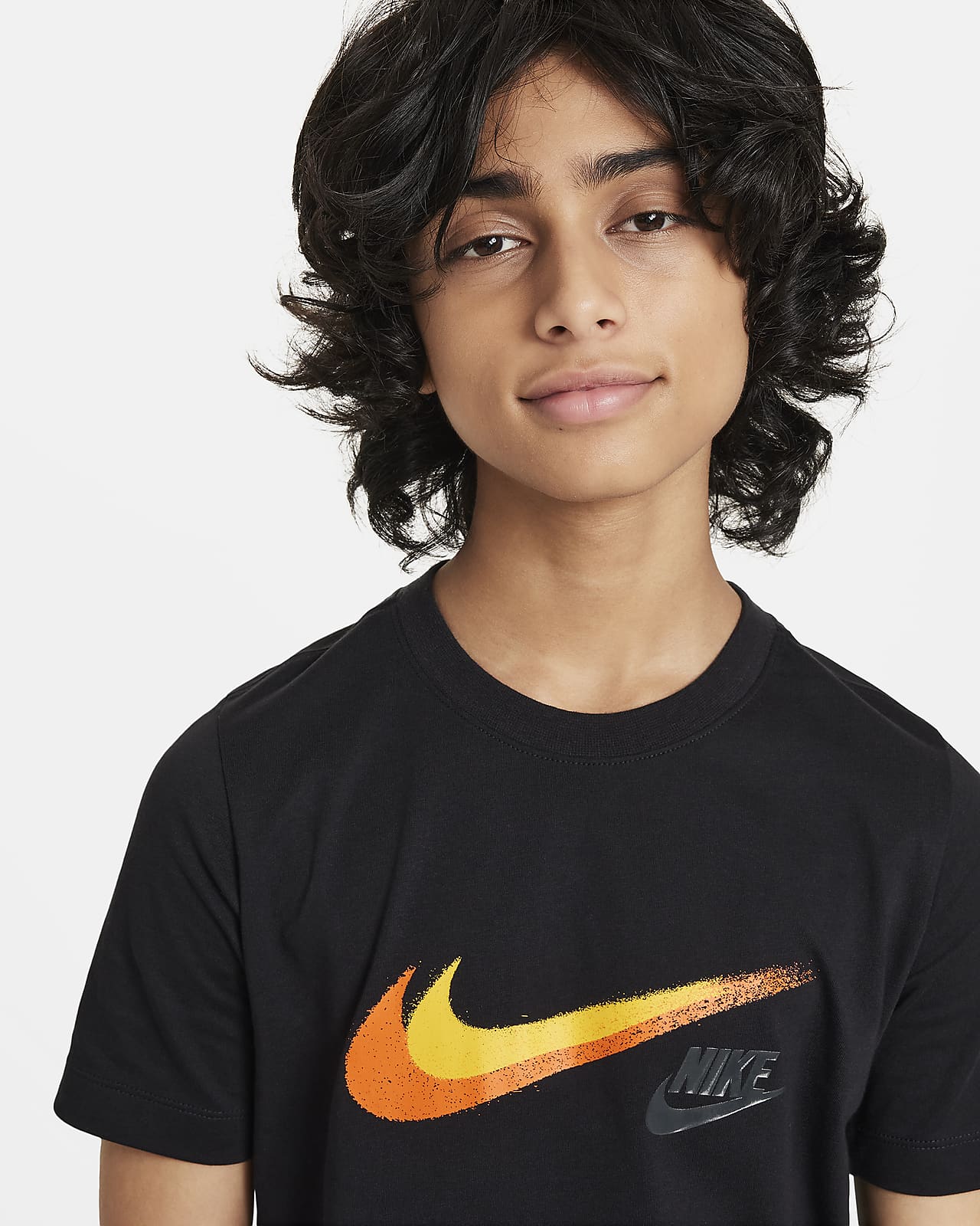 Black and gold nike shirt outlet kids