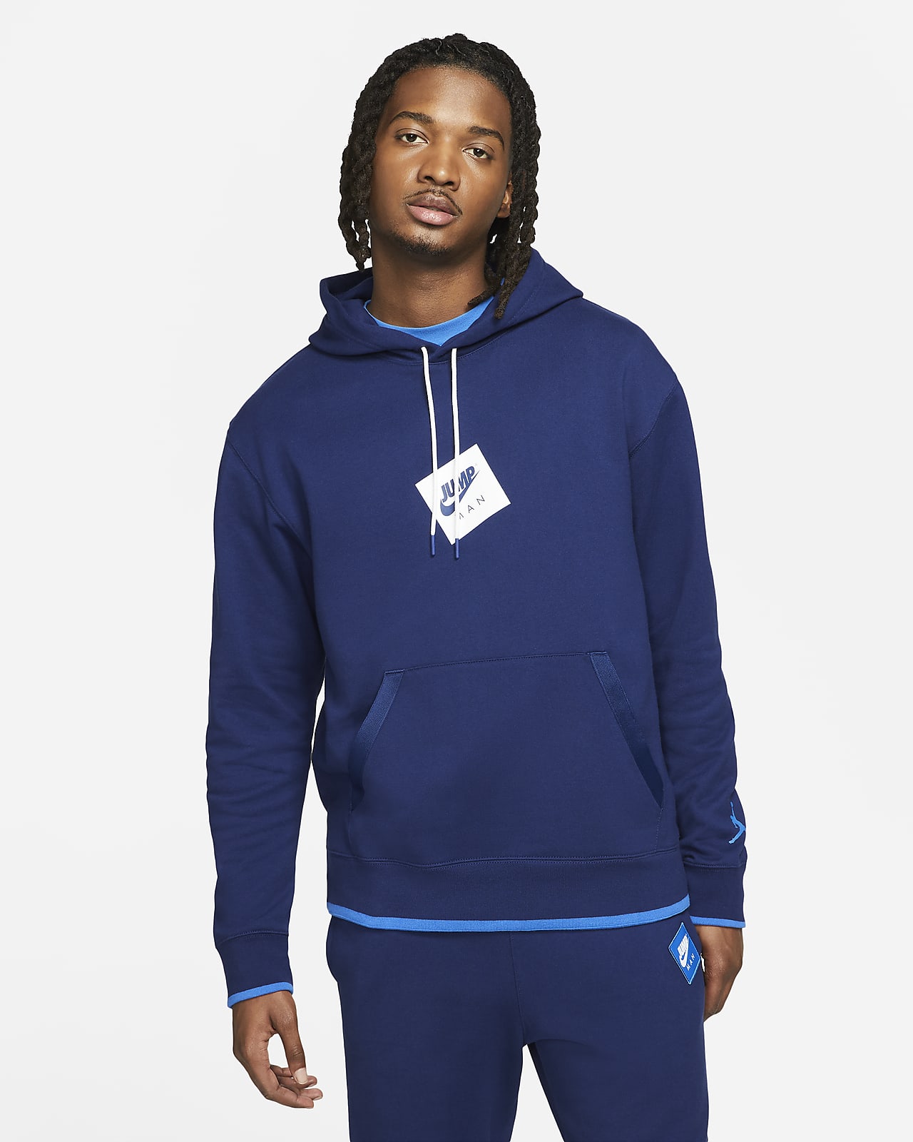 Printed Fleece Pullover Hoodie. Nike LU