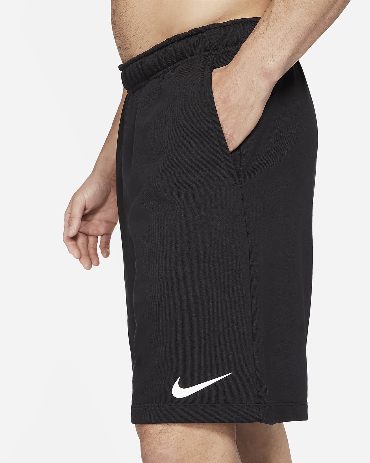black nike gym shorts