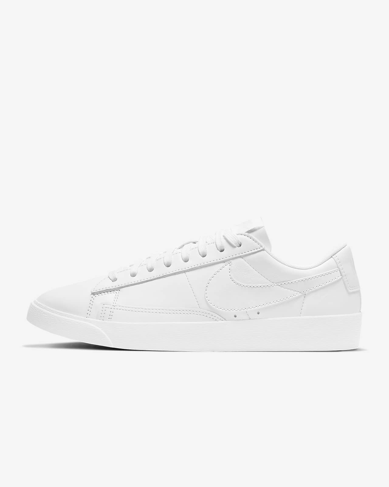 nike white leather shoes womens