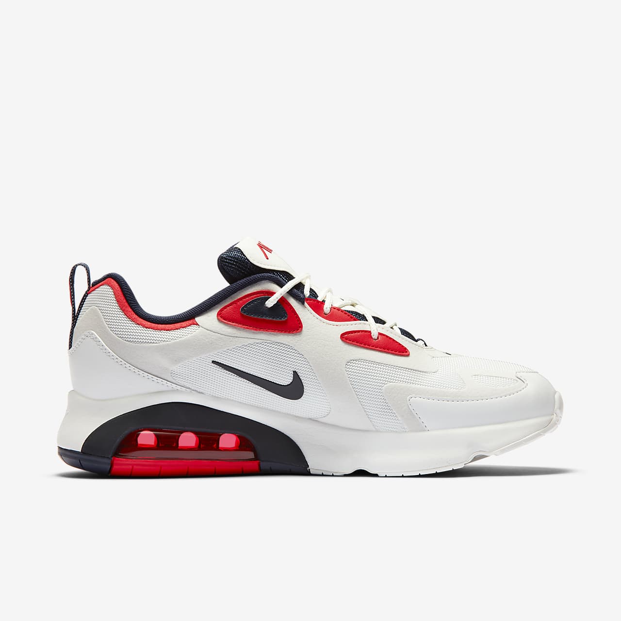 nike air max mens red and white
