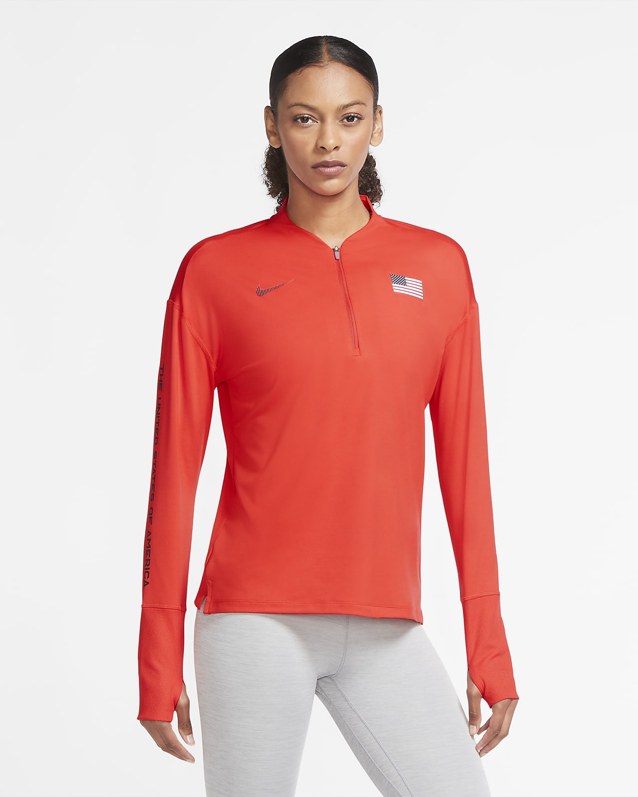 Bestemt Disciplinære Livlig Nike Team USA Element Women's 1/2-Zip Running Top. Nike.com