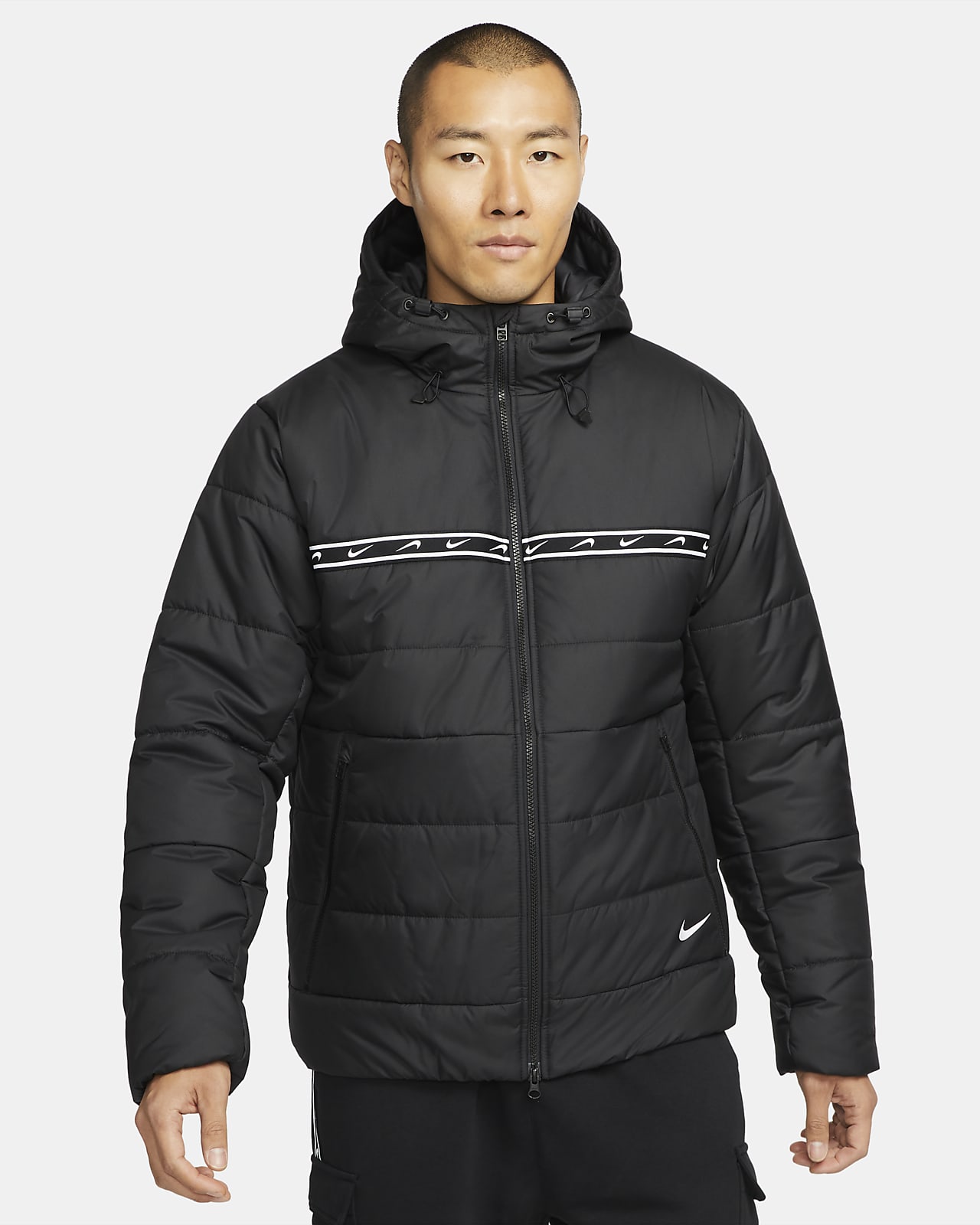 Nike Sportswear Repeat Herenjack met synthetische vulling. Nike NL