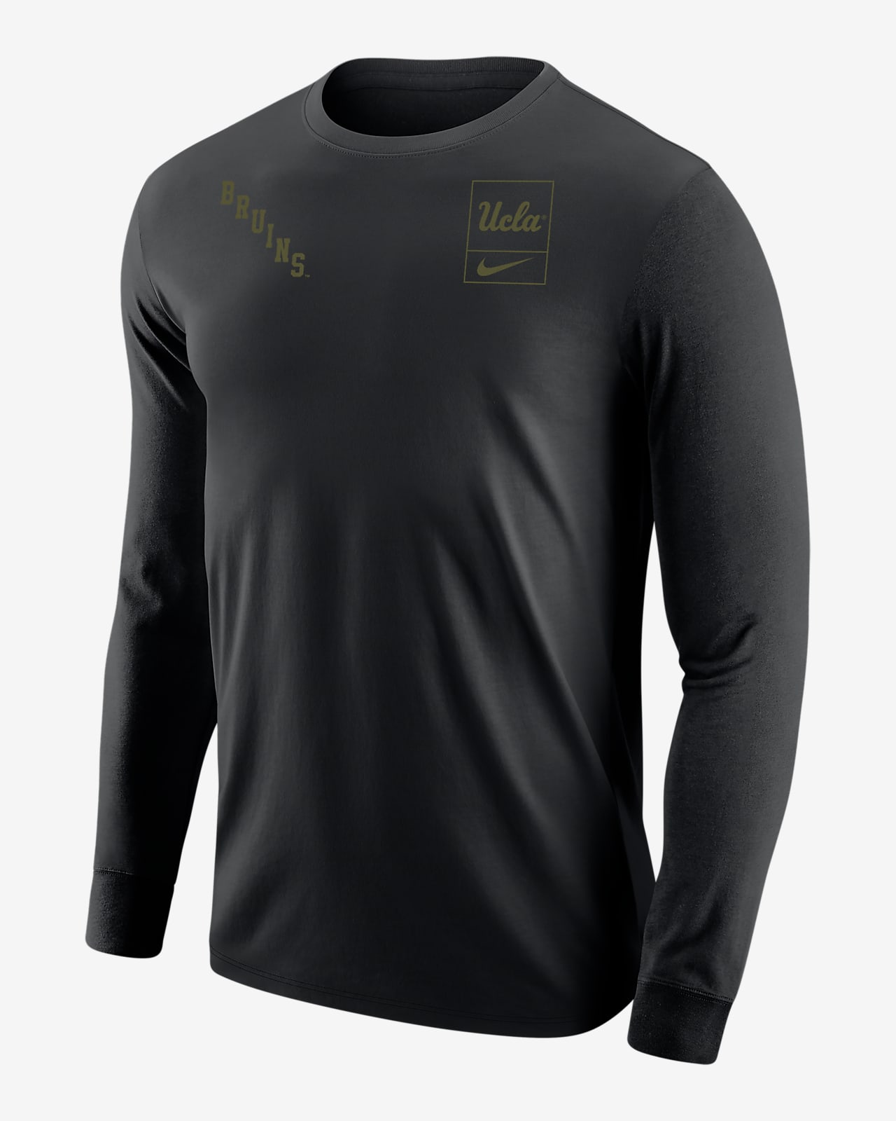 UCLA Olive Pack Men's Nike College Long-Sleeve T-Shirt