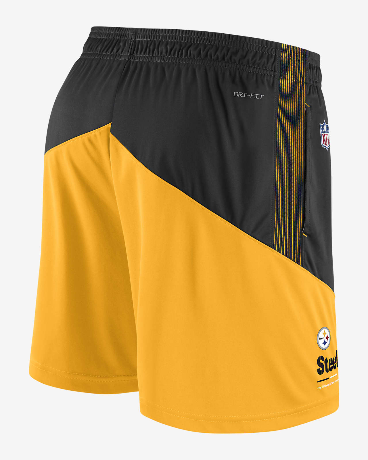 Dri-FIT Lockup (NFL Steelers) Men's Shorts. Nike.com