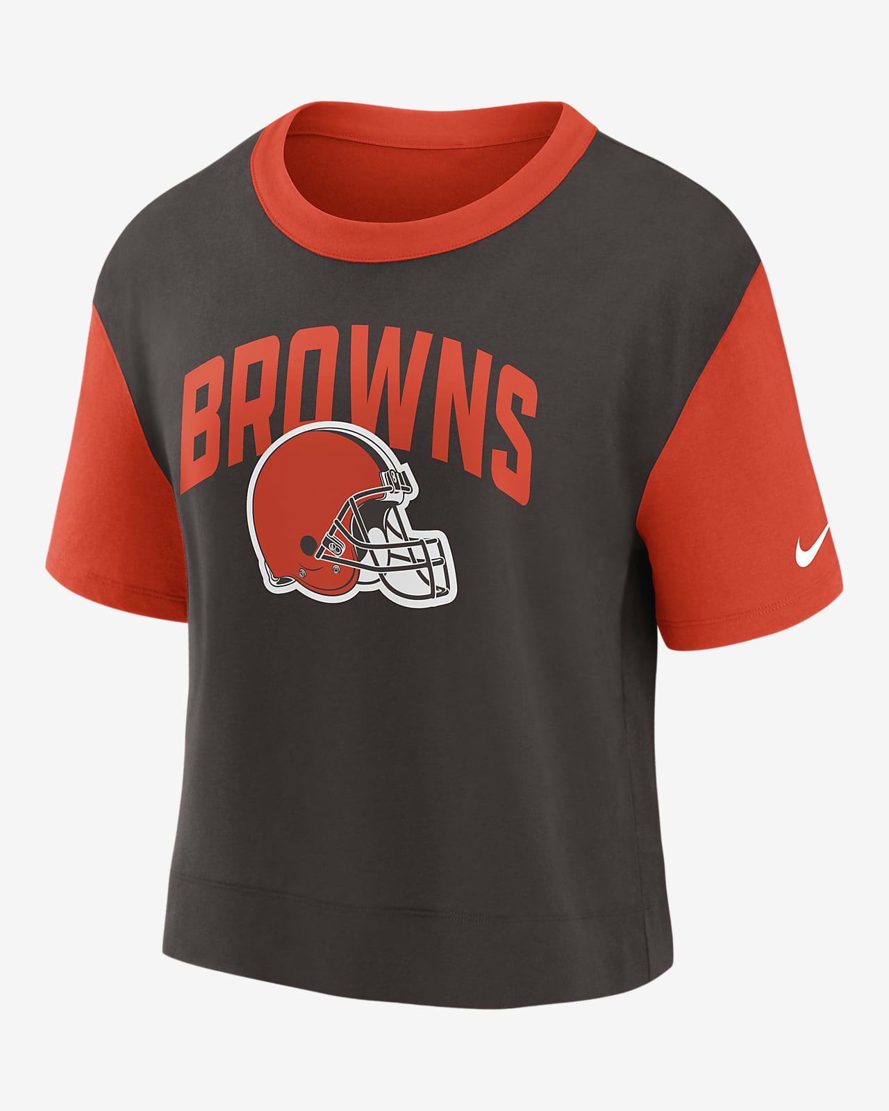 Women's Cleveland Browns Graphic Oversized Sunday Crew, Women's Sale