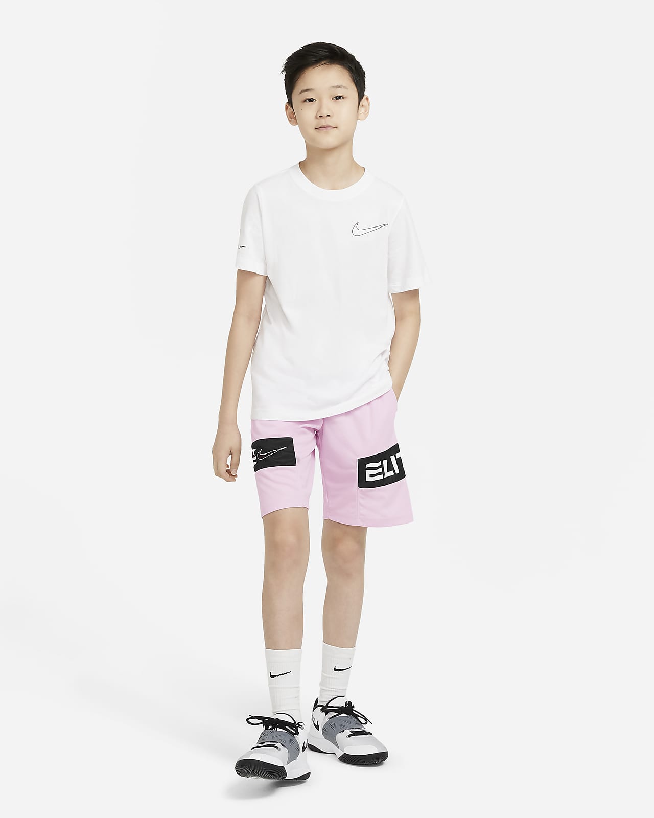 boys pink nike shorts