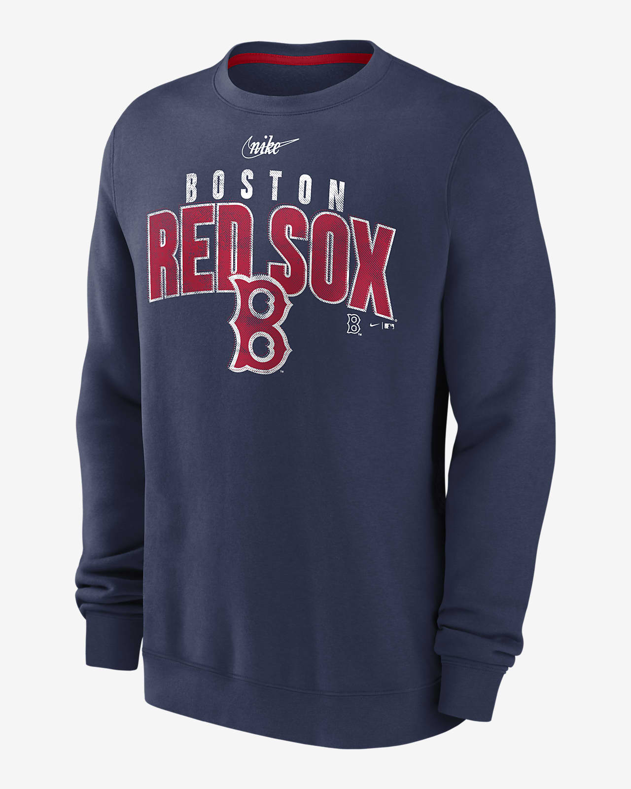 Nike Cooperstown Team (MLB Boston Red Sox) Men's Pullover Crew