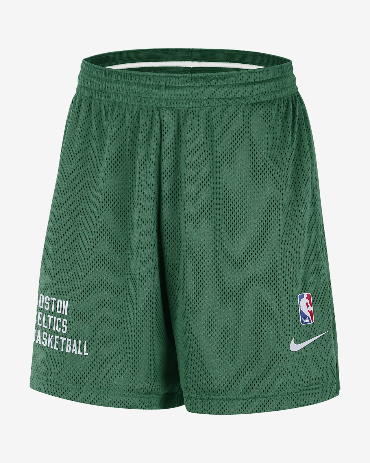 Nike Men's Boston Celtics Green Mesh Shorts, XL