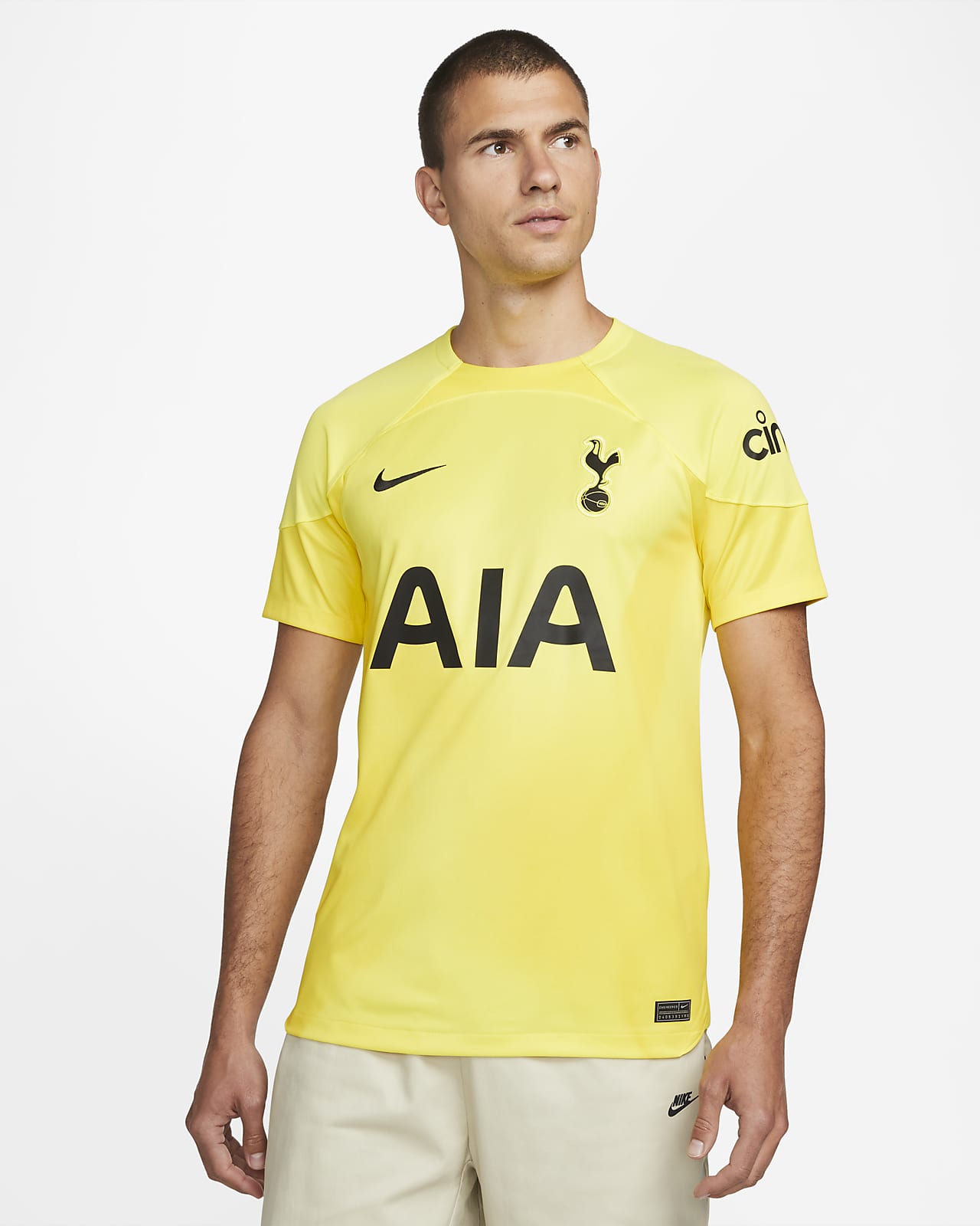 Pánský fotbalový dres Nike Dri-FIT Tottenham Hotspur 2022/23 Stadium, brankářský