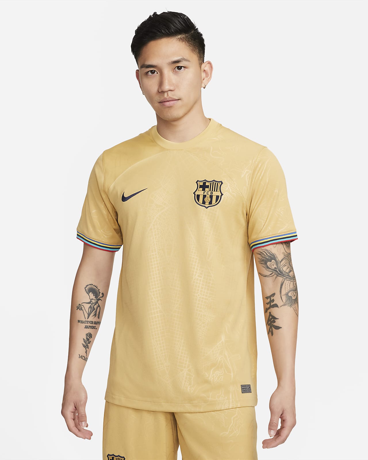 Jersey De Fútbol Nike Dri-FIT Del FC Barcelona Visitante 2022/23