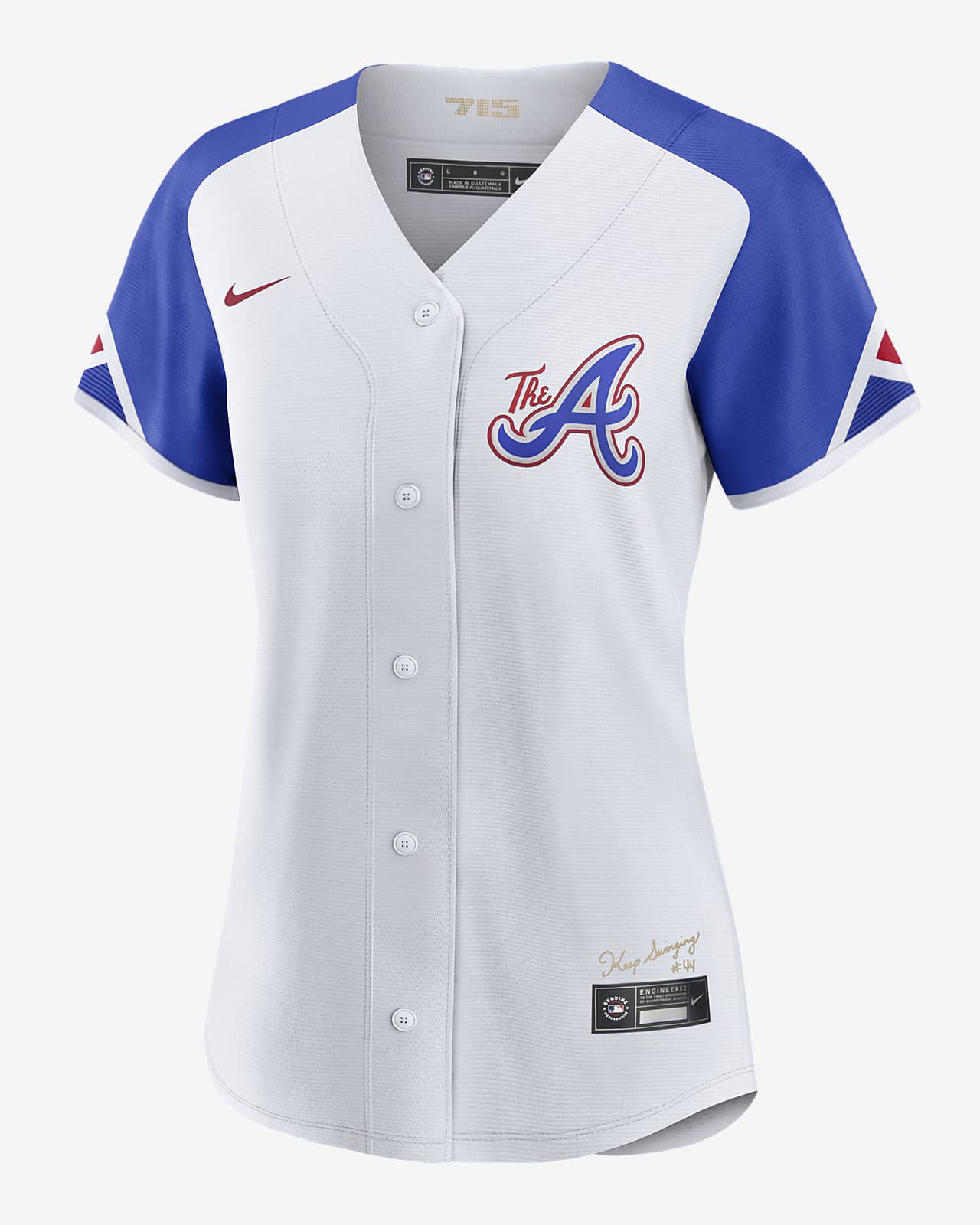 braves blue and white jersey