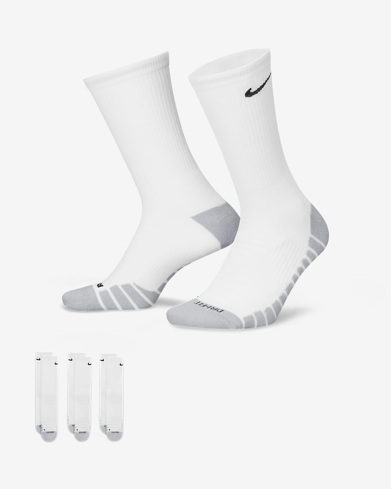 Nike Everyday Max Cushioned Training Crew Socks (3 Pairs)