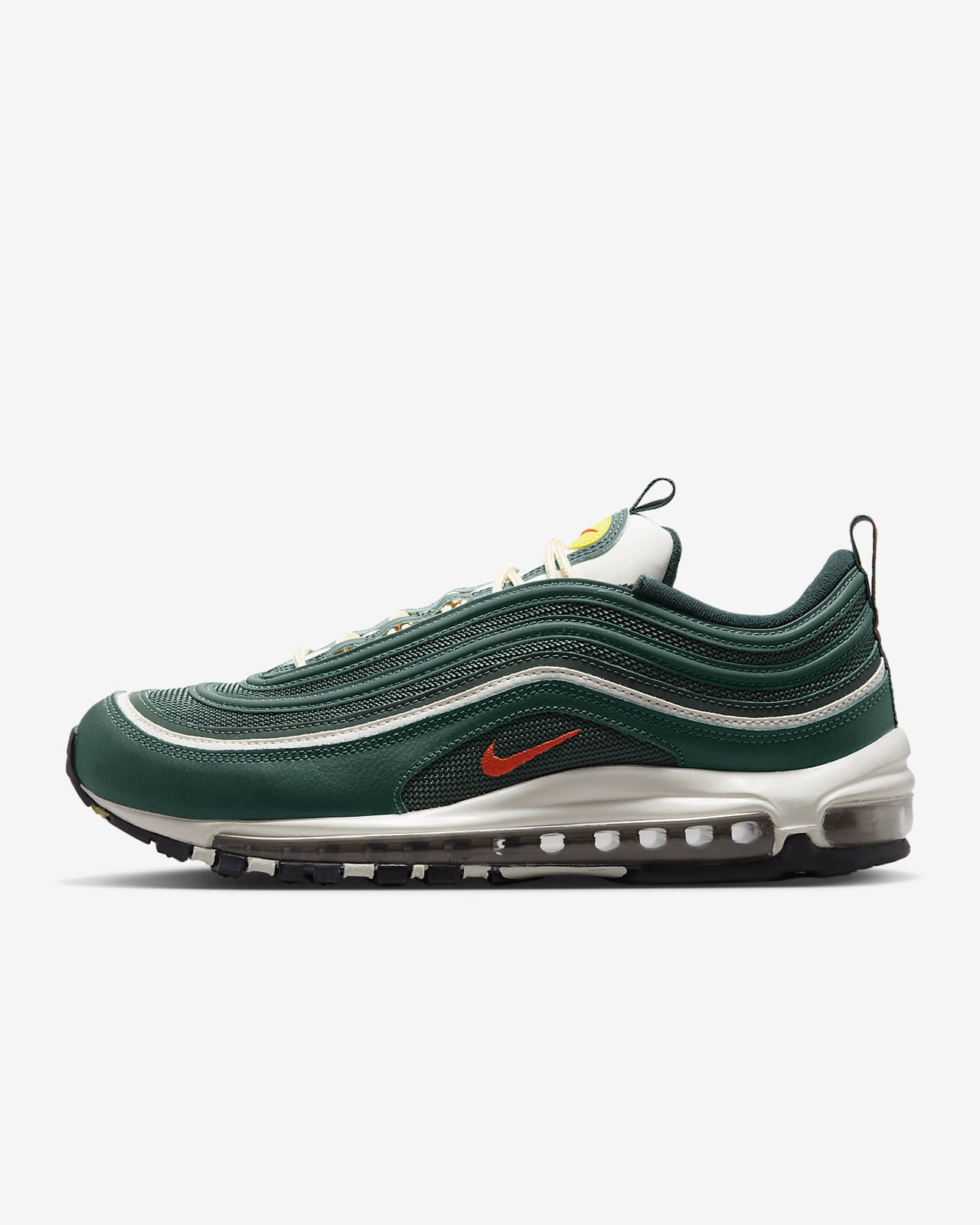 Green yellow and store red air max 97