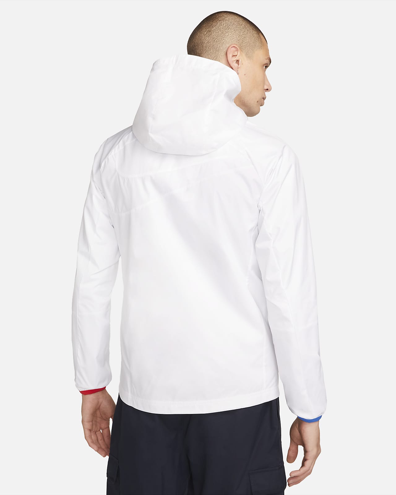 All white nike clearance windbreaker