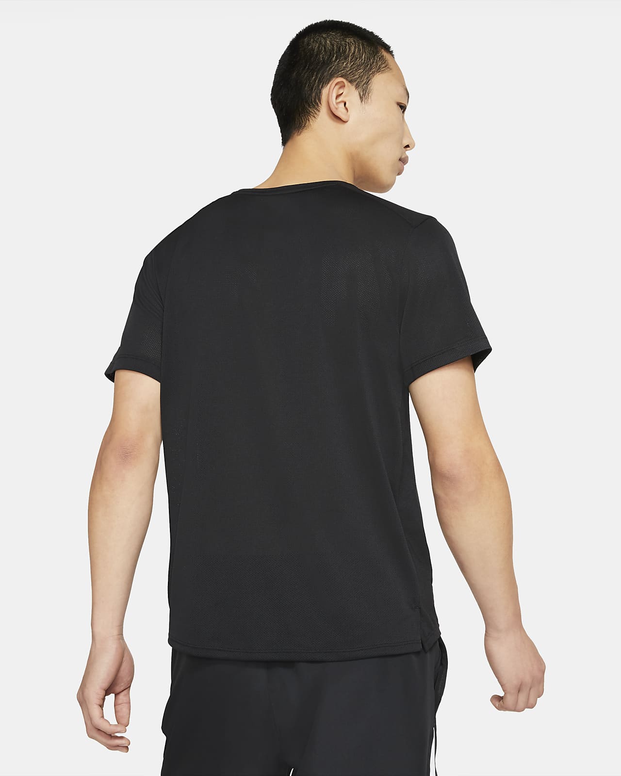 nike black running top