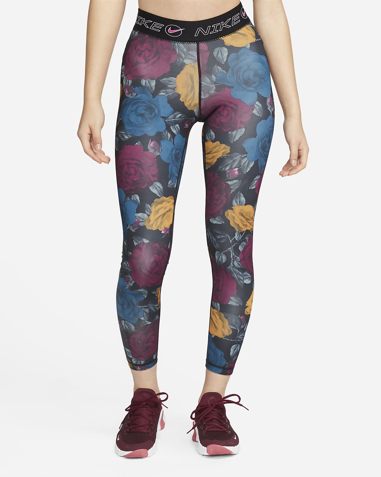 nike women's floral print legging