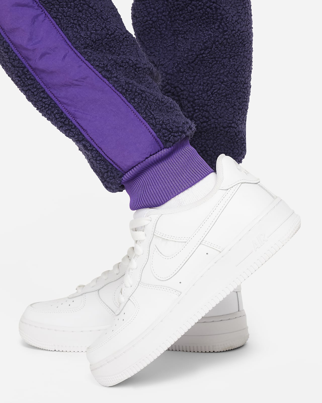 Buy Nike Women's Air Fleece Sweatpants Purple in KSA -SSS