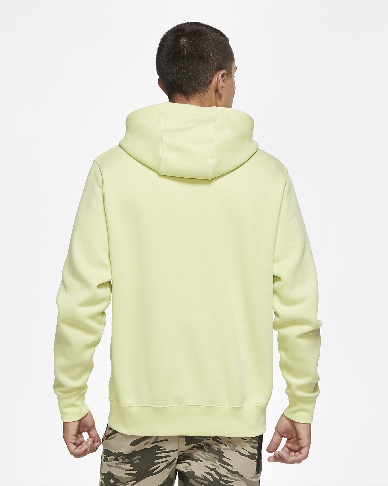 nike sportswear club fleece yellow