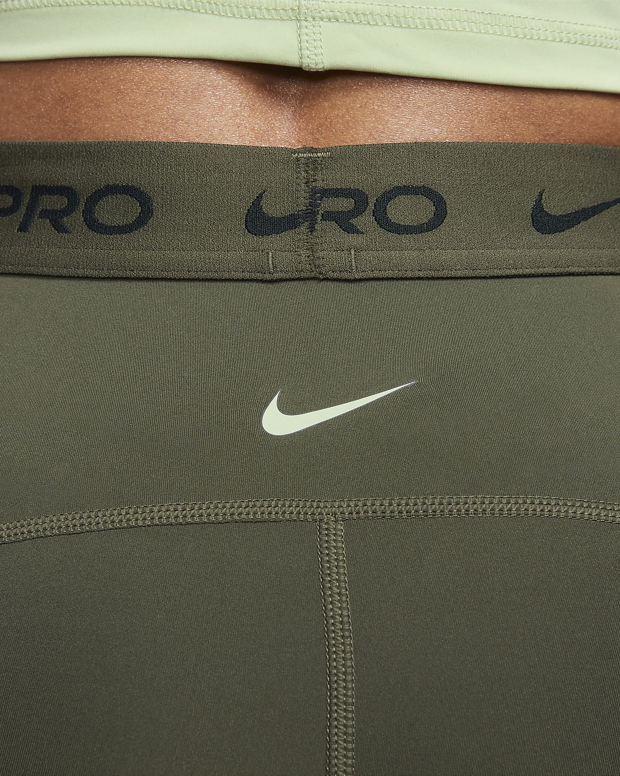 Nike Pro Dri-Fit Crop Printed Training Kadın Atlet FB5500