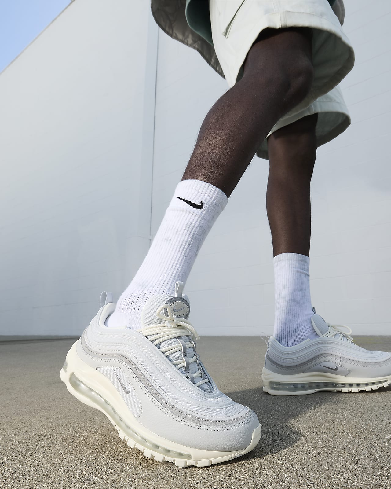Nike Sneaker Air Max 97 - White/Wolf Grey/Black