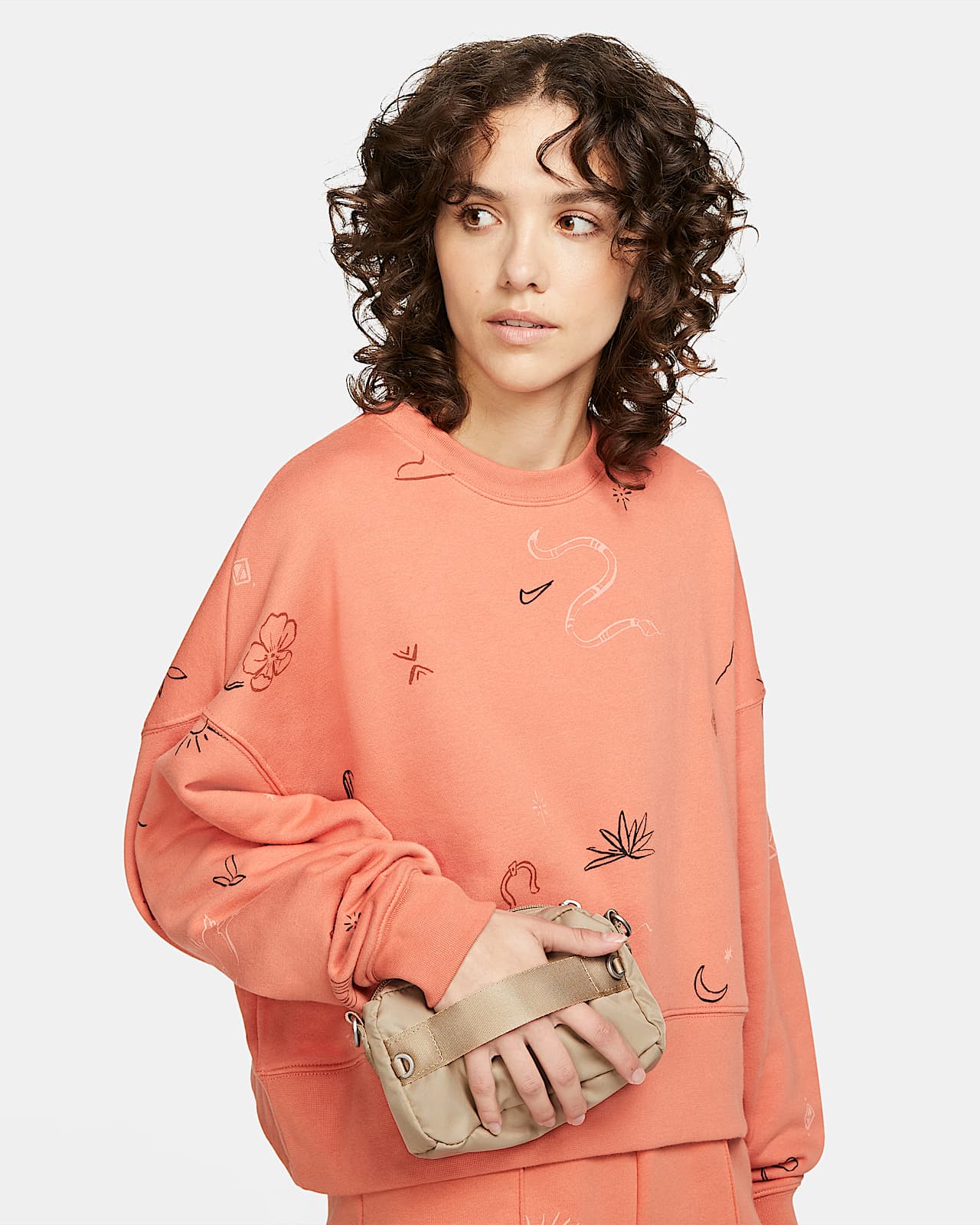 Nike Sportswear Futura Luxe Crossbodytas voor dames (1 liter). Nike NL