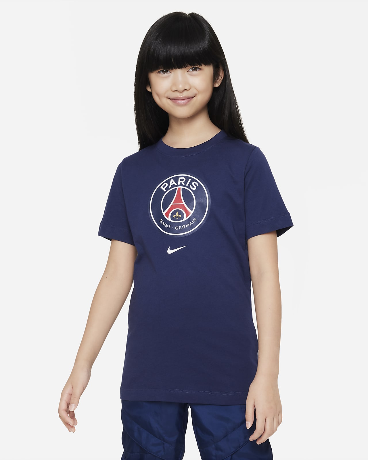 sandaler generation Hellere Paris Saint-Germain Crest Nike-T-shirt til større børn. Nike DK