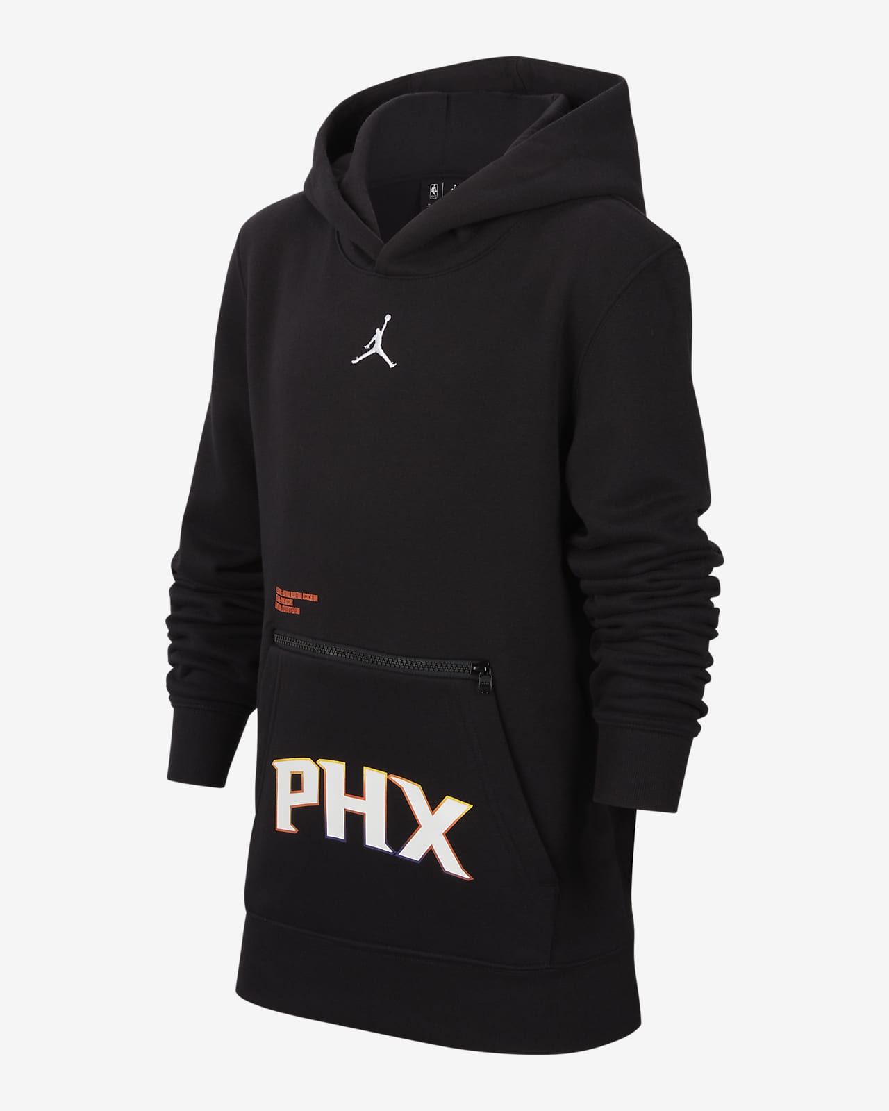 Phoenix Suns MONOCHROME XL-LOGO Grey-Black Fitted Hat
