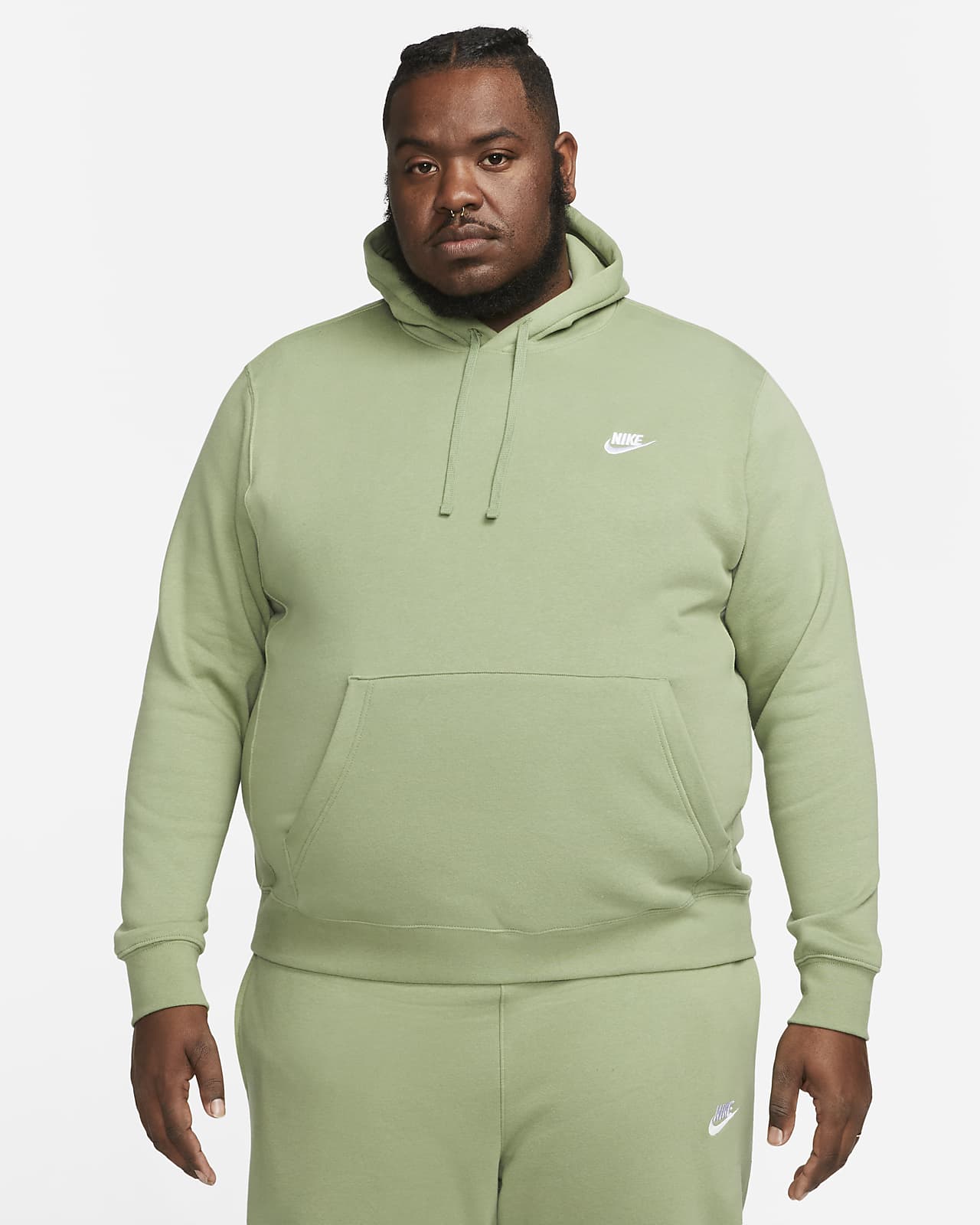 nike men's sportswear club fleece dna pullover hoodie