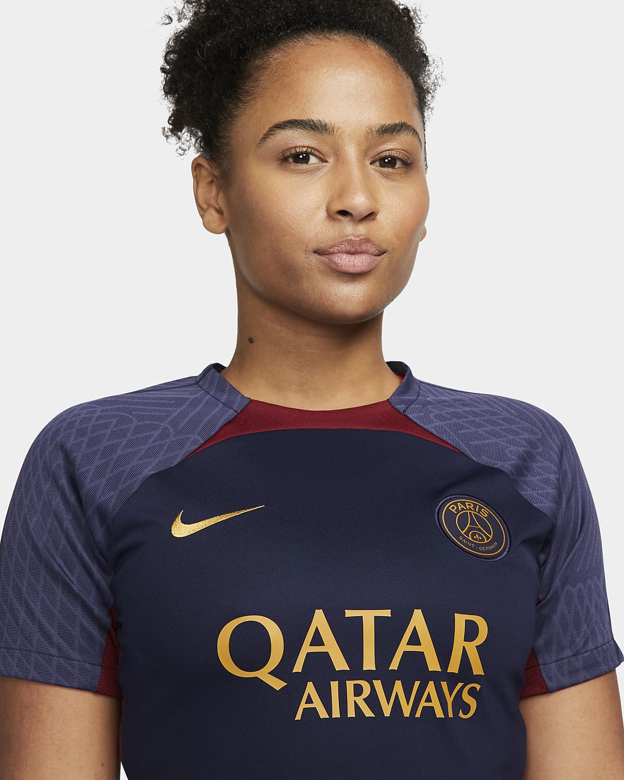 Paris Saint-Germain Strike Nike Dri-FIT strikket fotballoverdel