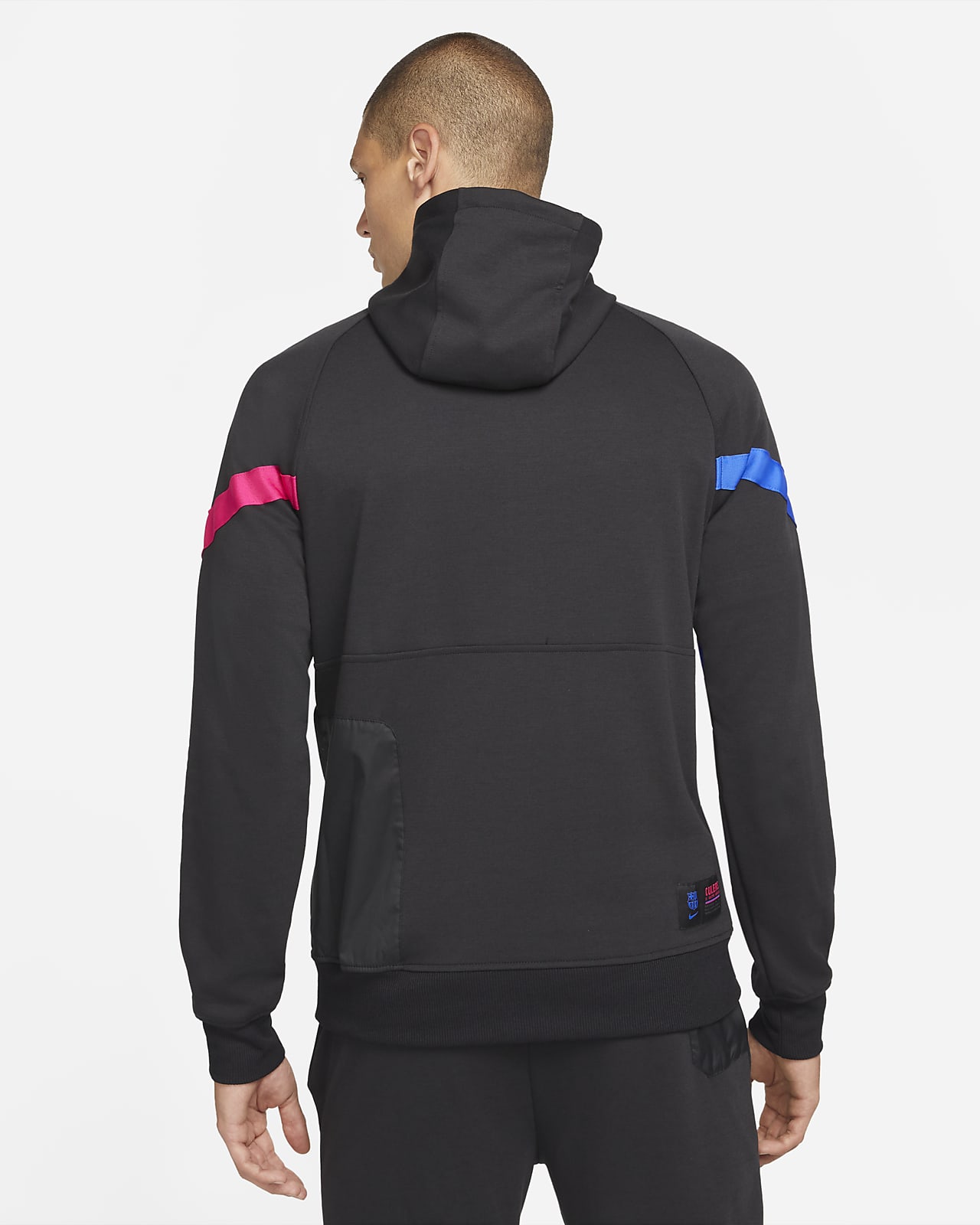 Felpa con cappuccio e zip a metà lunghezza FC Barcelona – Uomo. Nike IT