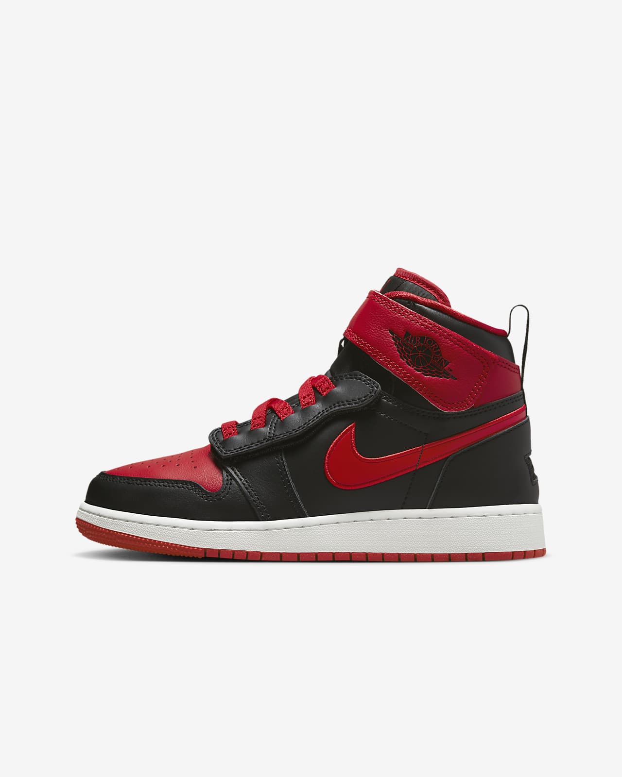 Vivienda Al por menor camino Calzado para niños talla grande Air Jordan 1 Hi FlyEase. Nike.com