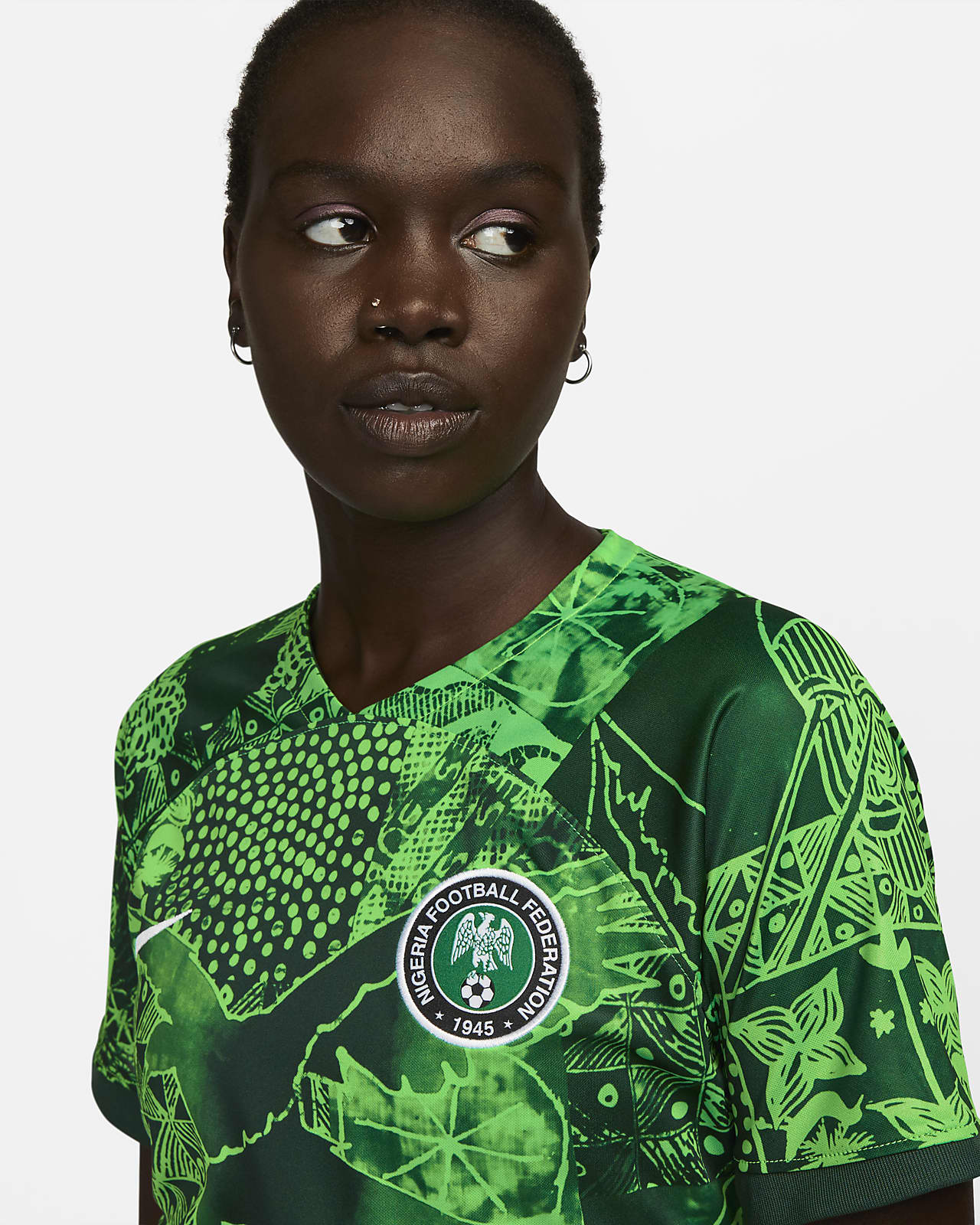 Grado Celsius En particular Por favor mira Nigeria 2022/23 Stadium Home Women's Nike Dri-FIT Soccer Jersey. Nike.com