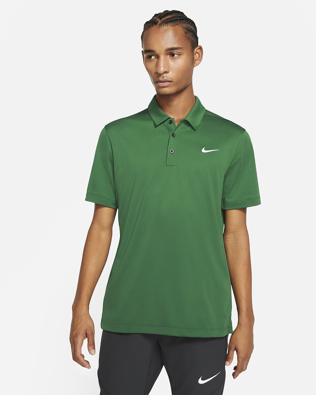 green nike polo shirt